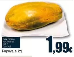 Oferta de Papaya por 1,99€ en Unide Supermercados