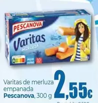 Oferta de Pescanova - Varitas De Merluza Empanada por 2,55€ en Unide Supermercados