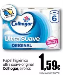 Oferta de Colhogar - Papel Higiénico Ultra Suave Original por 1,59€ en UNIDE Alimentación