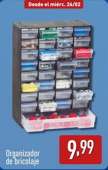 Oferta de Organizador De Bricolaje por 9,99€ en ALDI