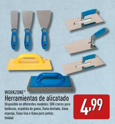 Oferta de Workzone - Herramientas De Alicatado por 4,99€ en ALDI