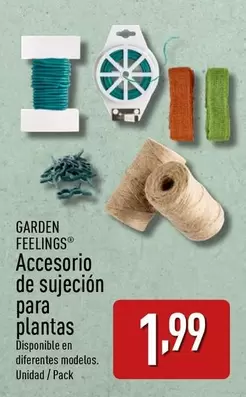 Oferta de Garden Feelings - Accesorio De Sujecion Para Plantas por 1,99€ en ALDI