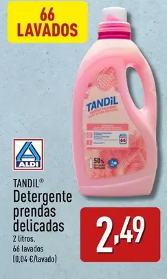 Oferta de Tandil - Detergente Prendas Delicadas por 2,49€ en ALDI