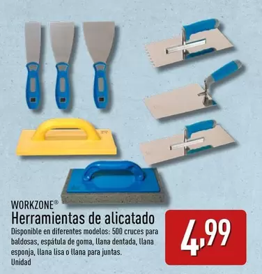 Oferta de Workzone - Herramientas De Alicatado por 4,99€ en ALDI