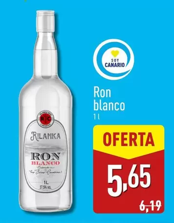 Oferta de Ron Blanco por 5,65€ en ALDI