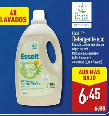 Oferta de Esselt - Detergente Eco por 6,45€ en ALDI