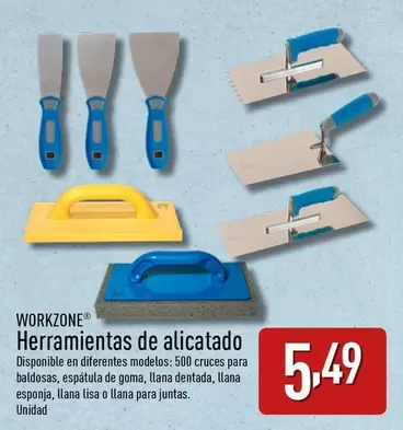 Oferta de Workzone - Herramientas De Alicatado por 5,49€ en ALDI