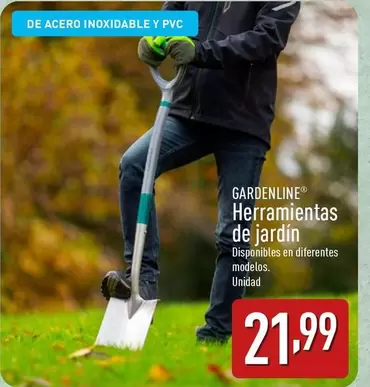 Oferta de Gardenline - Herramientas De Jardín por 21,99€ en ALDI