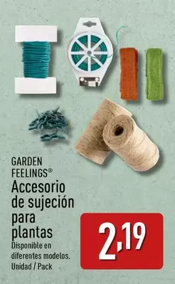 Oferta de Garden Feelings - Accesorio De Sujecion Para Plantas por 2,19€ en ALDI