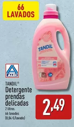 Oferta de Tandil - Detergente Prendas Delicadas por 2,49€ en ALDI