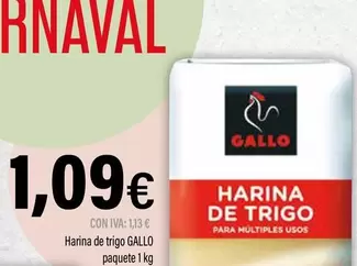 Oferta de Dia - Harina De Trigo por 1,09€ en Cash Ifa