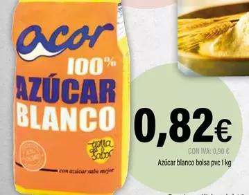 Oferta de Acor - Azúcar Blanco por 0,82€ en Cash Ifa