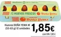 Oferta de Doña Yema - Huevos M por 1,85€ en Cash Ifa