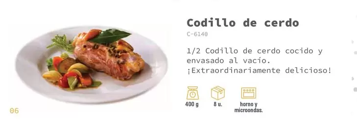 Oferta de Codillo De Cerdo en Abordo