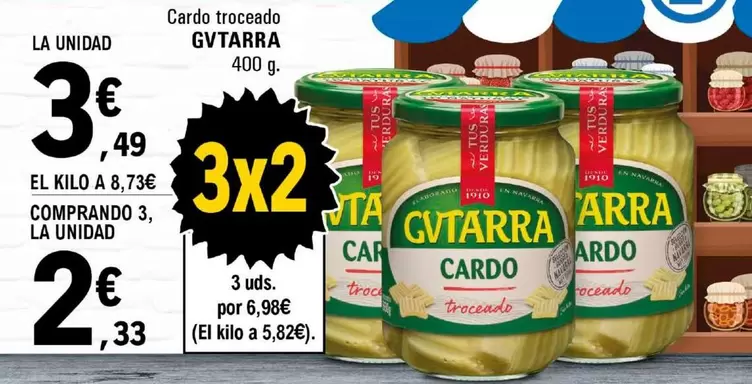 Oferta de Gvtarra - Cardo Troceado por 3,49€ en E.Leclerc