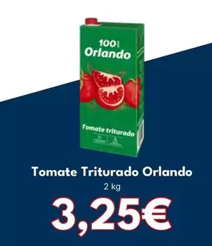 Oferta de Orlando - Tomate Triturado por 3,25€ en Cash Unide