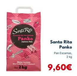 Oferta de Santa Rita - Panko por 9,6€ en Cash Unide