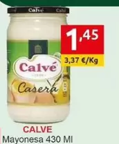 Oferta de Calvé - Mayonesa por 1,45€ en Supermercados Extremadura