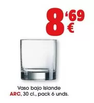 Oferta de Arc - Vaso Bajo Islande por 8,69€ en Top Cash