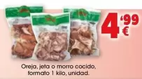 Oferta de Oreja, Jeta O Morro Cocido, Formato  por 4,99€ en Top Cash