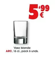 Oferta de Arc - Vaso Islande por 5,99€ en Top Cash