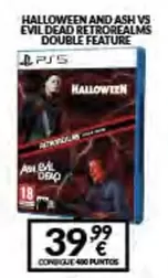 Oferta de Halloween And Ash Vs Evil Dead Retrorealms Double Feature por 39,99€ en Game