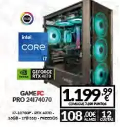 Oferta de GamePc - Pro 24174070  por 1199,99€ en Game