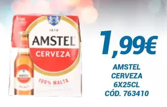 Oferta de Amstel - Cerveza por 1,99€ en Dialsur Cash & Carry