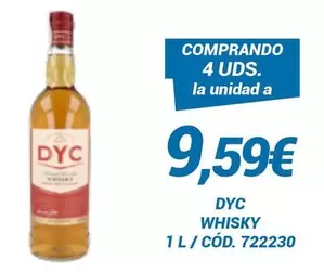 Oferta de Dyc - Whisky por 9,59€ en Dialsur Cash & Carry