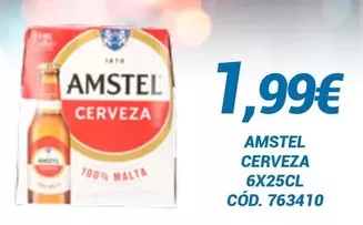 Oferta de Amstel - Cerveza por 1,99€ en Dialsur Cash & Carry