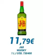 Oferta de J&B - Whisky por 11,79€ en Dialsur Cash & Carry