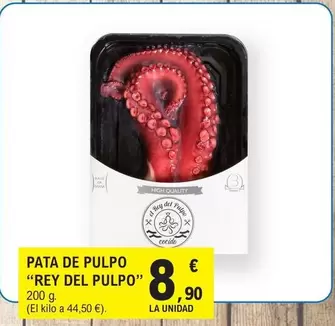 Oferta de Rey Del Pulpo - Pata De Pulpo  por 8,9€ en E.Leclerc