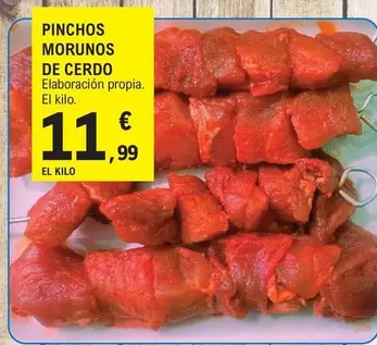 Oferta de Pinchos Morunos De Cerdo por 11,99€ en E.Leclerc