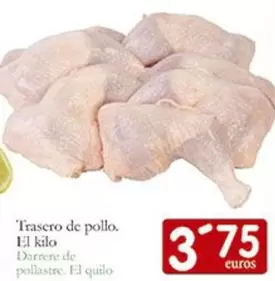 Oferta de Trasero De Pollo por 3,75€ en Supermercados Bip Bip