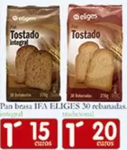 Oferta de Ifa Eliges - Pan Brasa por 1,15€ en Supermercados Bip Bip