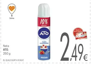 Oferta de Ato - Nata por 2,49€ en Valvi Supermercats