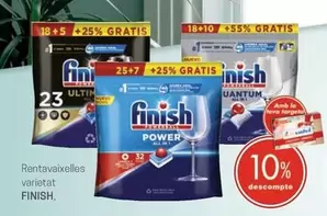 Oferta de Finish - Rentavaixelles Varietat en Valvi Supermercats