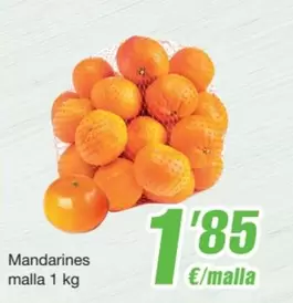 Oferta de Mandarines Malla por 1,85€ en SPAR Fragadis