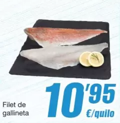 Oferta de Filet De Gallineta por 10,95€ en SPAR Fragadis