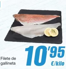 Oferta de Filete De Gallineta por 10,95€ en SPAR Fragadis