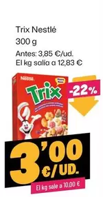 Oferta de Nestlé - Trix por 3€ en Ahorramas