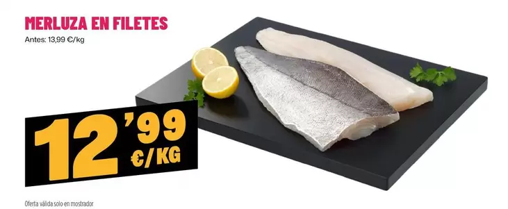 Oferta de Merluza En Filetes por 12,99€ en Ahorramas