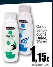 Oferta de Unide - Gel De Baño Y Ducha por 1,15€ en UDACO