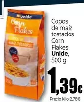 Oferta de Unide - Copos De Maiz Tostados Corn Flakes por 1,39€ en UDACO