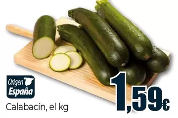 Oferta de Calabacin por 1,59€ en Unide Supermercados