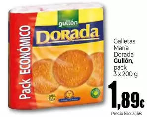 Oferta de Gullón - Galletas María Dorada por 1,89€ en Unide Supermercados