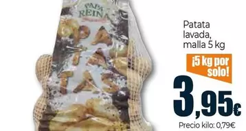 Oferta de Papa Reina - Patata Lavada por 3,95€ en Unide Market