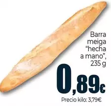 Oferta de Barra Meiga "Hecha A Mano" por 0,89€ en Unide Market