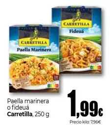 Oferta de Carretilla - Paella Marinera O Fideua por 1,99€ en Unide Market