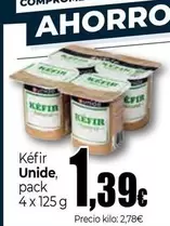 Oferta de Unide - Kéfir por 1,39€ en UNIDE Alimentación